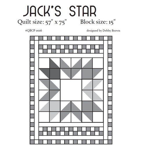 Quilt Kit for Jack's Star Cutie Pattern -- Cosmo Urban Mist turquoise