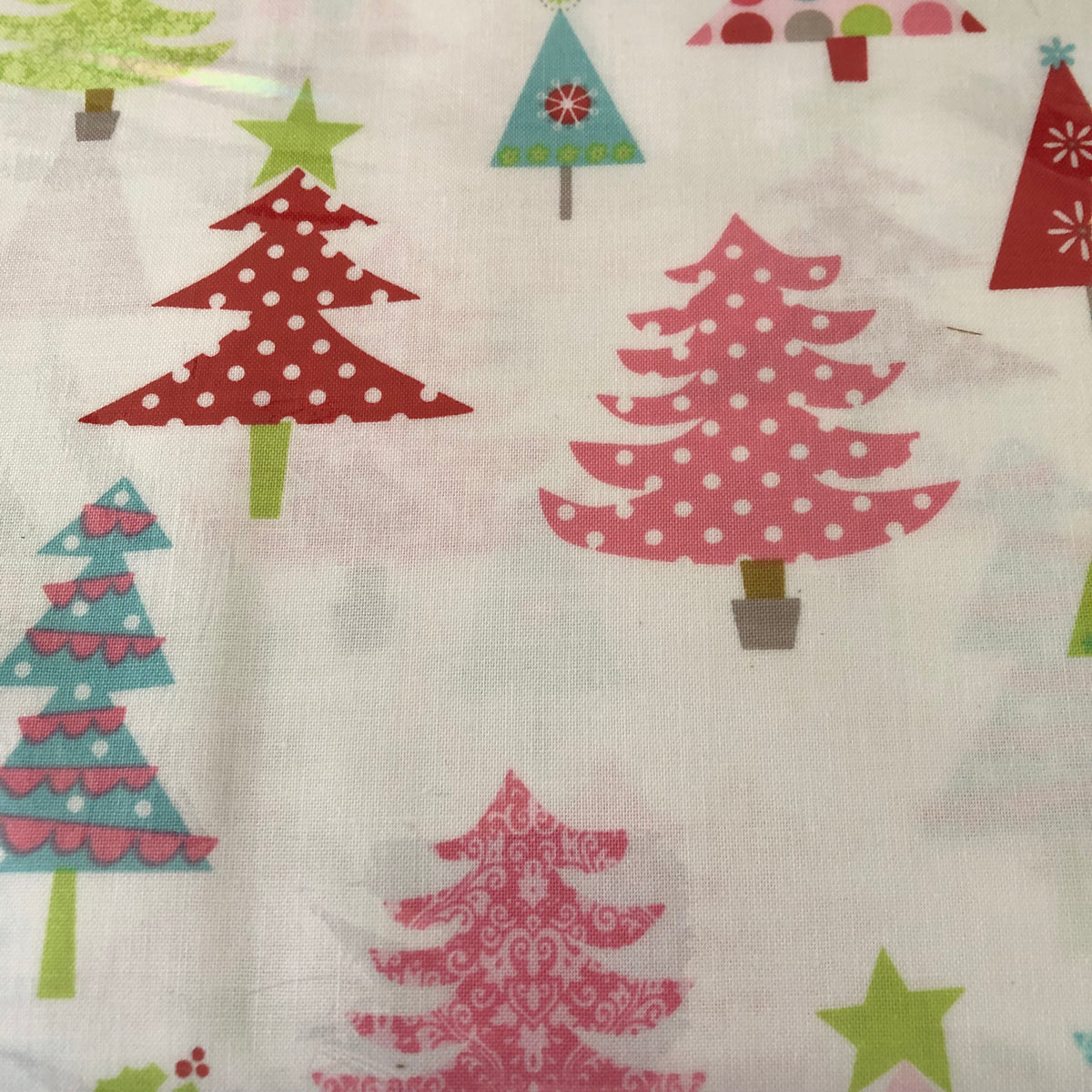 Christmas Basics (white) fabric by the yard