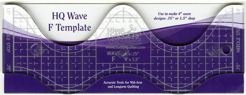 Handi Quilter Wave F Ruler