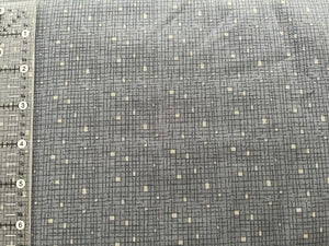 Confetti Crosshatch Dark Grey (Fandangle) from Contempo Fabrics -- CLEARANCE