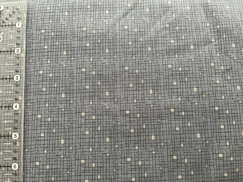 Confetti Crosshatch Dark Grey (Fandangle) from Contempo Fabrics -- CLEARANCE