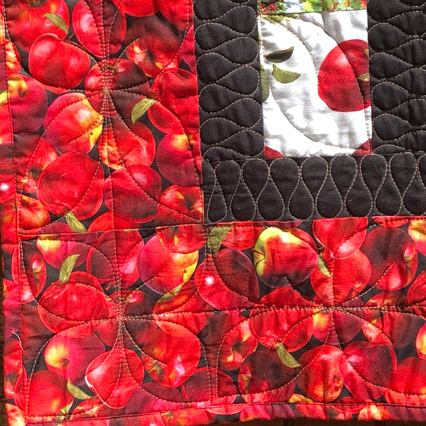 Quilt Kit for Bowl of Cherries Cutie Pattern -- Apple Gala fabrics