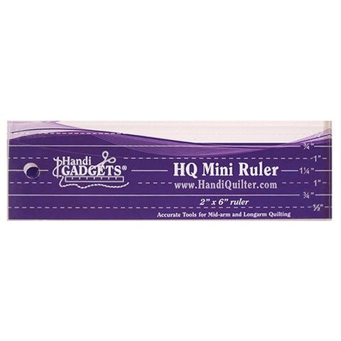 HQ Mini Ruler 2" x 6"