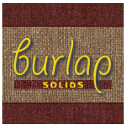 Burlap -- Benartex Basic half yard cuts